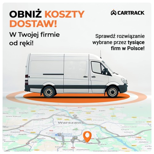 Obniż koszty dostaw z GPS cartrack
