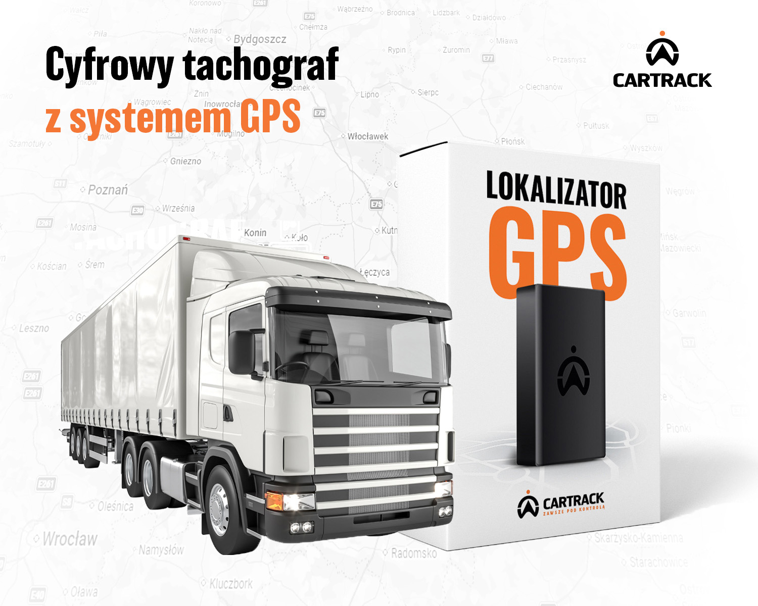 Cyfrowy tachograf z systemem GPS